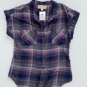 CLOTH & STONE Pocket Plaid Shirt
